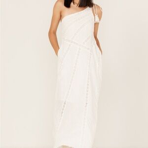 Free People Bella White Maxi Dress
